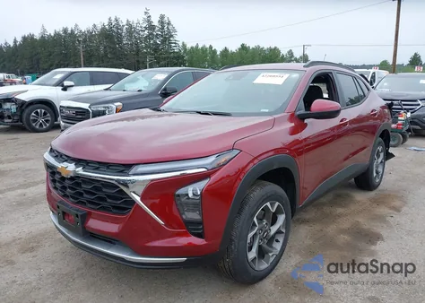 2025 Chevrolet Trax Fwd Lt из США, поврежденный, VIN KL77LHEPXSC218102